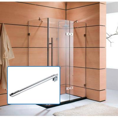 China Modern Wholesale Good Quality Adjustable Bar 304 Stainless Steel Wall To Shower Room Support Glass Bar for sale