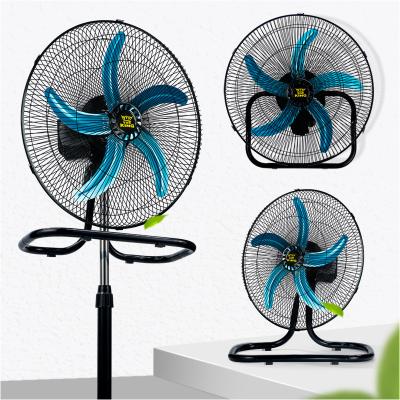 China 18 Inch Industrial 3 Inch Plastic Pedestal Hotel Metal Blade Standing Fan 18 In 1 Fan for sale