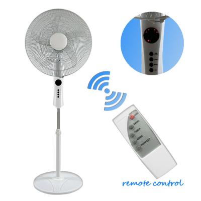 China Fashional 2021 18 inch Home Appliances 5 Blade Stand Remote Control Fan for Bedroom for sale