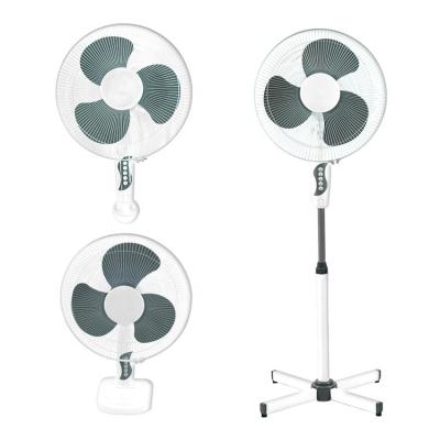 China Factory Price 18 Inch Low MOQ Cheap Hotel Three Inch Industrial Floor Fan Stand Fan With Cross Base 3 In 1 For Mexico for sale