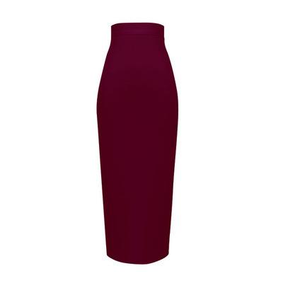 China Plus Size Plus Size Knee Length Bandage Skirt For Women Pencil Skirts Casual Dress for sale