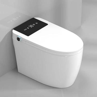 China Double-Flow Automatic Flush One-Piece Bidet Toilet Smart Bathroom Chest Of Drawers Tie Down Wc Ceramic Smart Toilet for sale