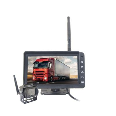 China Wireless Touch Button HD View System 1080p Rear Camera With Quad Display Car Monitor Support DVR For Universal Truck Bus for sale