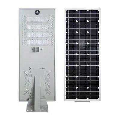 China ROUTE 50W 100W 150W LED Street Light Ip66 Outdoor High Quality Solar Integrated Solar Street Light With Motion Sensor Solar Lights for sale