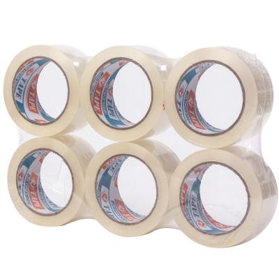 China Waterproof Heavy Duty Wrapping Tape 6 Rolls, total 360Y, clear, 2.7 mils, 1.88 inch X 60 yards, ultra strong, refill for wrapping for sale