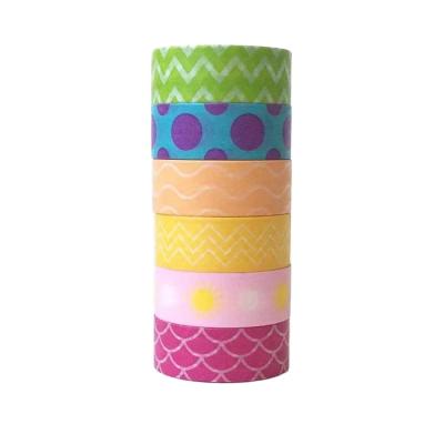 China ANTISTATIC Tape Set of 6 Washi Rolls, Decorative Washi Tape Set for DIY Crafts and Gift Wrapping (Mixed) for sale