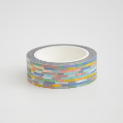 China ANTISTATIC hot sale brick type washi tape 1.5cm*10m for sale