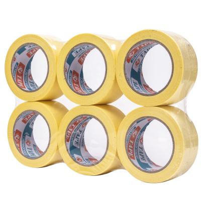 China Yiwu Manufacture Customized Yellow Masking Tape ANTISTATIC 4.8cm 50m for sale