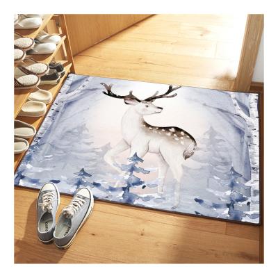 China 3D Cartoon Mat Bathroom Bedroom Floor Mat Rug Room Washable Absorbent Non-Slip Blanket 2ft X 3ft for sale