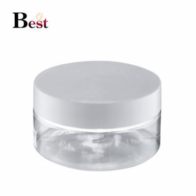 China Skin Care Cream 1/2/3/4/5 oz Clear PET Plastic Cream Jar 200/250/300/500ml Plastic Jar with Lids for sale