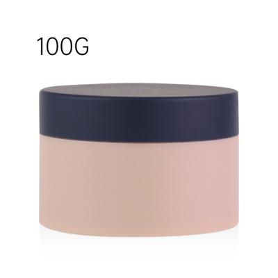 China Skin Care Cream Hair Wax PP Jars 100g 100ml Plastic Wide Mouth Body Cream Jar With Matte Lid for sale