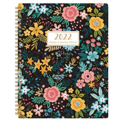 China 2022 Eco - Friendly Paper 18 Month Spiral Daily Printing Custom Planner for sale