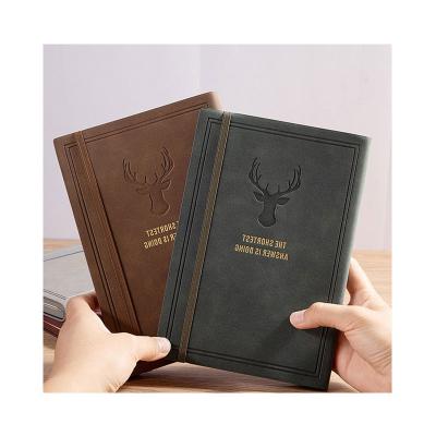 China Eco - Friendly Paper Notebook Factory Price Cheap PU Leather Notebook Enough for sale