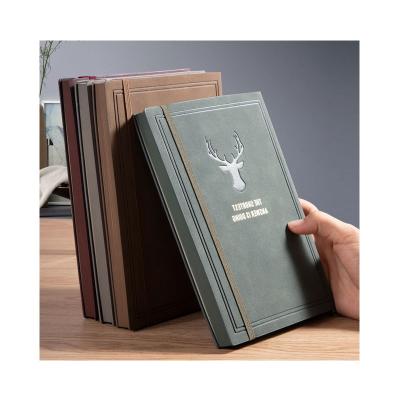 China Eco - Friendly Paper Journal Printing Custom Hardcover Leather Vintage Notebook for sale