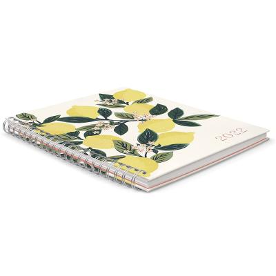 China 2021-2022 Weekly Planner Spiral Diaries Hardcover Planner Free Sample Diary Agenda Eco-Friendly Notebook Paper Weekly Planner for sale