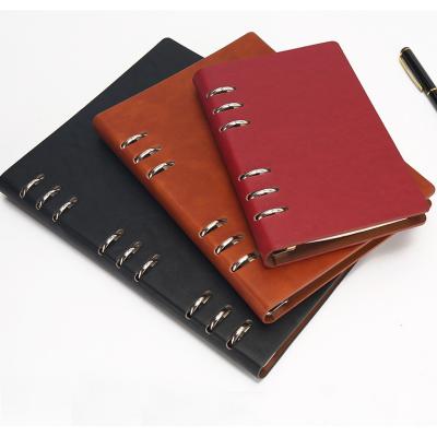 China Wholesale Custom Hardcover Notebook Customize Logo Bulk A5 Leather Diary Journal Notebook for sale