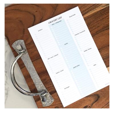 China 2021 Amazon Self Adhesive Hot Selling Custom Memo Pad To Do List Shopping List Fridge Notepad Grocery List Memo Pad for sale