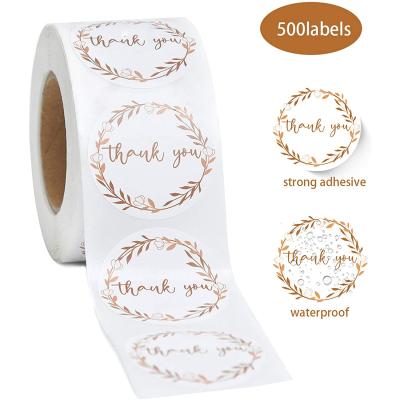 China Custom Private Label Waterproof Printing Logo Adhesive Roll Labels Stickers for Packaging for sale