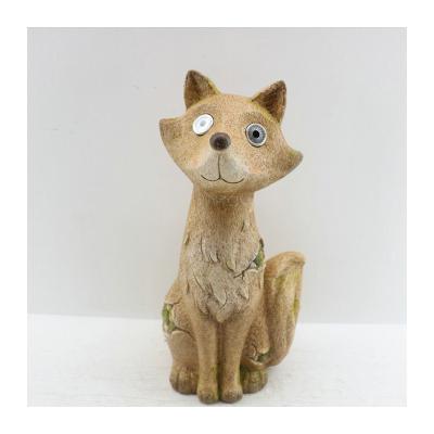 China China made in china animal statue resin jewelry home and garden accessories modern with solar light for sale