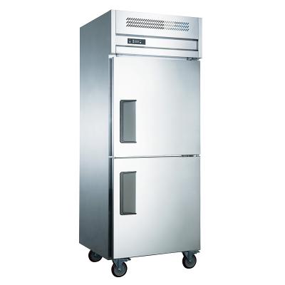 China hotel naixer refrigeration equipment double door fridge freezer for sale