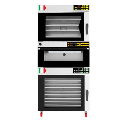 China Hotels Mini Combi Double Oven Kitchen Restaurant Roasting Deck Oven for sale