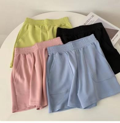 China Women Summer Sports Breathable Biker Shorts Casual Warm Daily Elastic Waist Elastic Waist Basic Easy Short Female Short Pants for sale