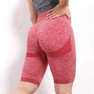 China New Design Women's Breathable Yoga Workout Sport Active Wear Shorts Leggings Gym Yoga Shorts Shirts for sale