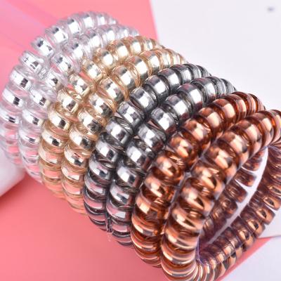 China Fashion Yarn Elastic Hair Band Phone Tie Hair Ties Scrunchies for sale