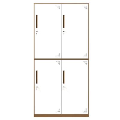 China Storage Function 4 Door Living Room Furniture Bedroom Locker Metal Dressing Cabinet for sale