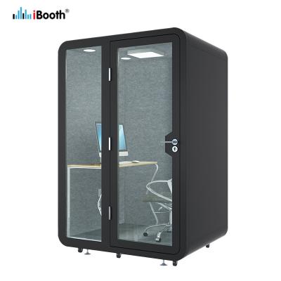 China Highly Efficient Sound Absorption Mini Silent Telephone Booth For Office Or School Booth Room for sale