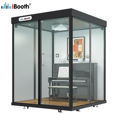 China Modern Soundproof Acoustic Insulation Room Piano Music Studio Office Meeting Booth Practice Broadcasting Telephone Calls Pod for sale