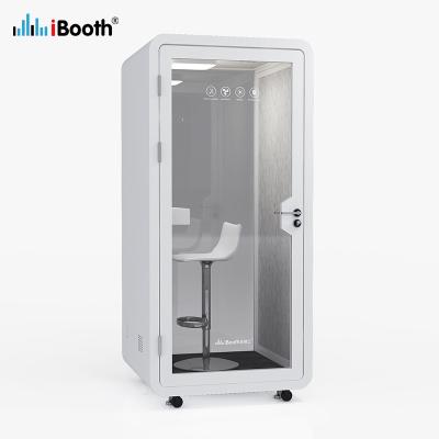 China Xindehe Modular Soundproof Mobile Video Phone Booth Soundproof Booth for sale