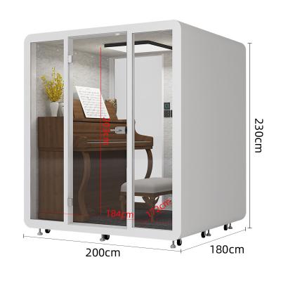 China TekPainting TekPainting Big Size Cabin Partition Level 30db Partition L13 20-30db Acoustic Glass Furniture Mood Soundproof Private Space Silent Room for sale