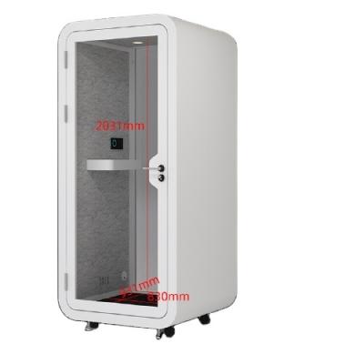 China Modular Acoustic Mobile Booth XS05 Telephone Booth XS05 Office Building Private Meeting Pavilion Commercial Pavilion Mute 30db Telephone Pod Silence Mobile Booth for sale