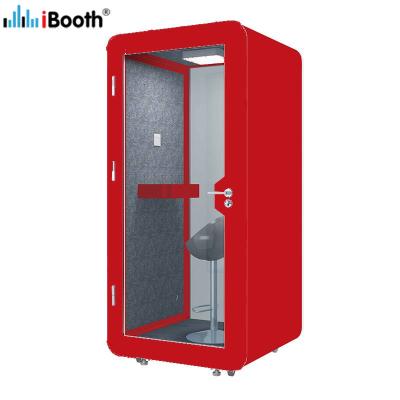 China 30db Modular Acoustic Low Noise Mobile Booth Silence Telephone Booth XS-05 Commercial Office Private Meeting Private Meeting Room for sale