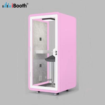 China Factory Price Adjustable Office Booth Acoustic Mobile Noise (Other) Panels Telephone Booth Privacy Soundproof Office Booth for sale