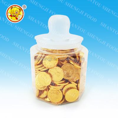 China CHOCOLATE COIN IN BOTTLE piece for sale