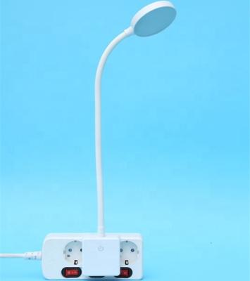 China Modern Manufacturer Modern Style Flexible Gooseneck Plug In Wall Led Bedside Lamp Dimmable for sale