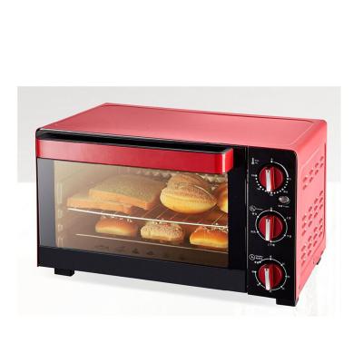 China Household Portable Car Grills Electric Conventional Red Toaster Oven for sale