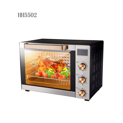 China Newest Manufacturer 55L Luxury Mini Control Knobs Portable Toaster Oven For Pizze for sale