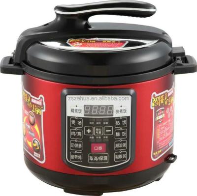 China Cooking Time Presetting Alibaba Hot Selling Kitchen Appliances 6 Liter Pressure Rice Cooker Red Pressure Cooker for sale