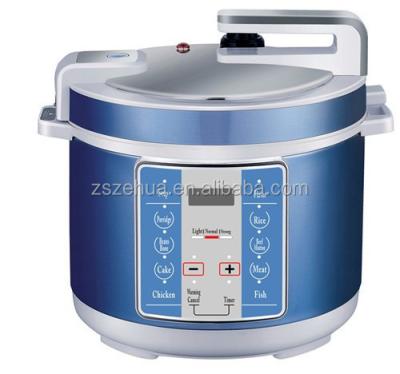 China Cooking Time Presetting Electric 5/6L Pressure Cooker With High Quality Multi Function Blue Color (ZH-A07B) for sale