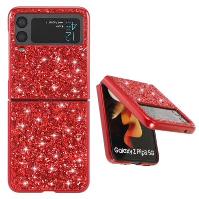 China Hot Seller Shockproof New Product Glossy Mobile Phone Case Cover For Samsung Galaxy Z Flip3 for sale