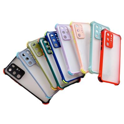 China Luxury Shockproof Dirt Resistant Frosted Four Corners Anti-fall Cell Phone Cases For Samsung S20 plus S20 for sale