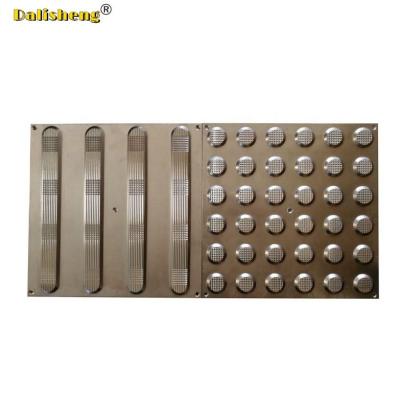 China Modern 316 Stainless Steel Indicators Tactile Tile Mat Plate 304 Paving Tactile Stud Buttons Tactile Strip Linear Bar for sale