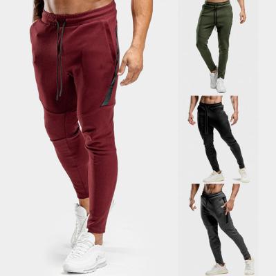 China Newest Custom Logo Workout Fitness Sweatpants Anti-UV Tapered Slim Fit Gym Cotton Jogger Pants Man for sale