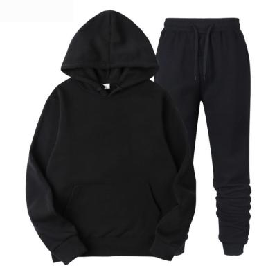 China Wholesale Blank Sweat Suits Hoody Custom Oversized Anti-UV Mens Sweat Suits Sports Tracksuit Men's Hoodies and Sweatshirts for sale