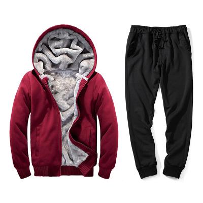 China Breathable Fleece Cargo Plus Size Zip Male With Designs Winter Sports For Men Tracksuits for sale