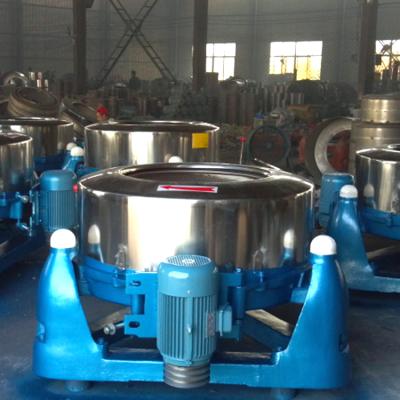 China Large Capacity Stainless Steel Clothes Industrial Textile Good Braking Dewatering Machine for sale