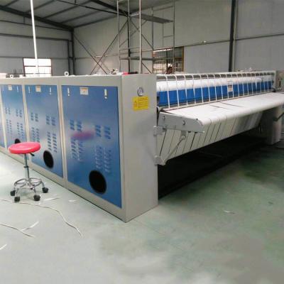 China Bed Sheet High Temperature Resistance Automatic Flatwork Ironing Machine For Cloth for sale